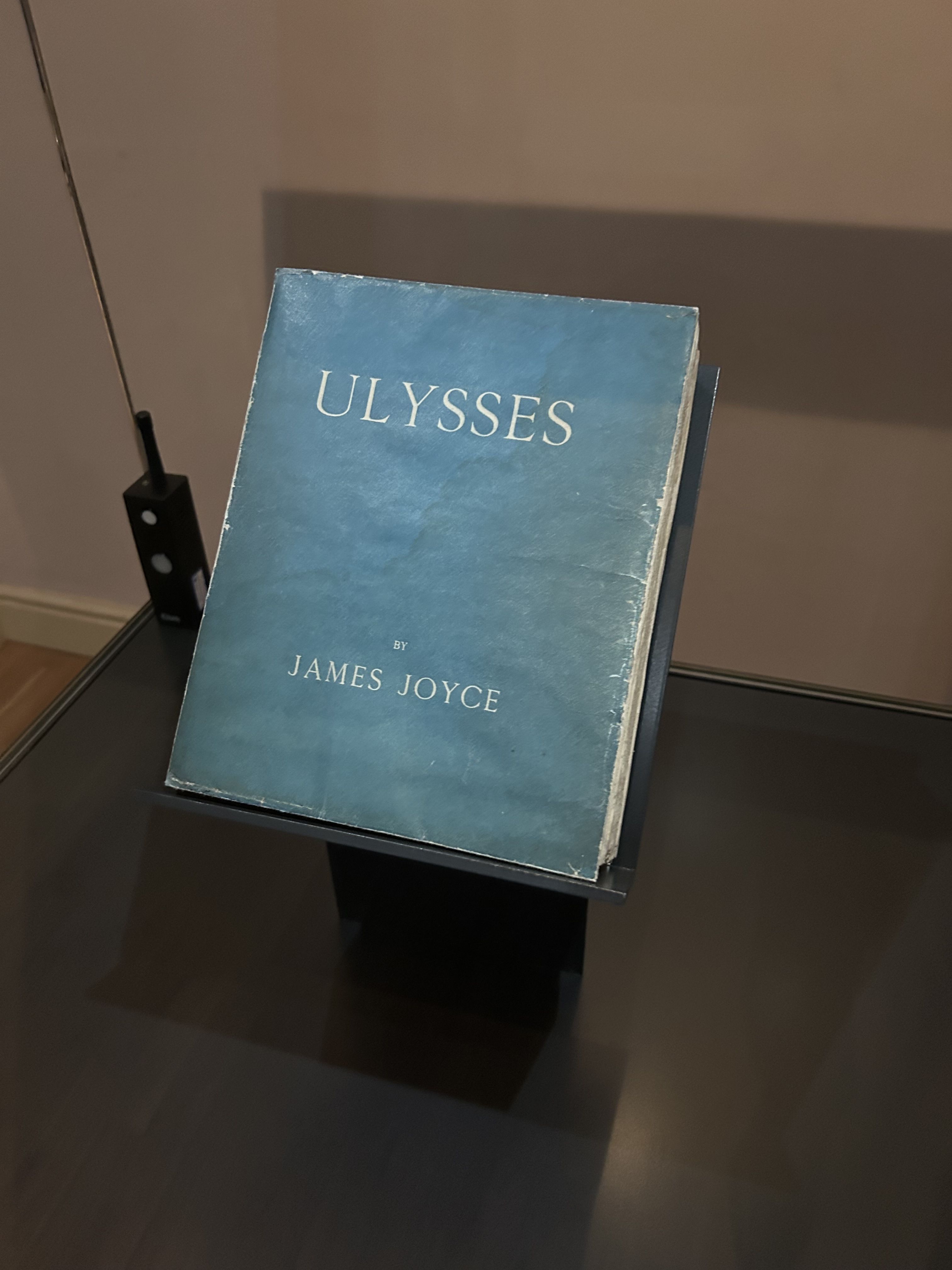 NEW JOURNEY BEGINS: 'Copy Number 1', the very first copy of James Joyce's Ulysses on display at the Museum of Irish Literature in Dublin