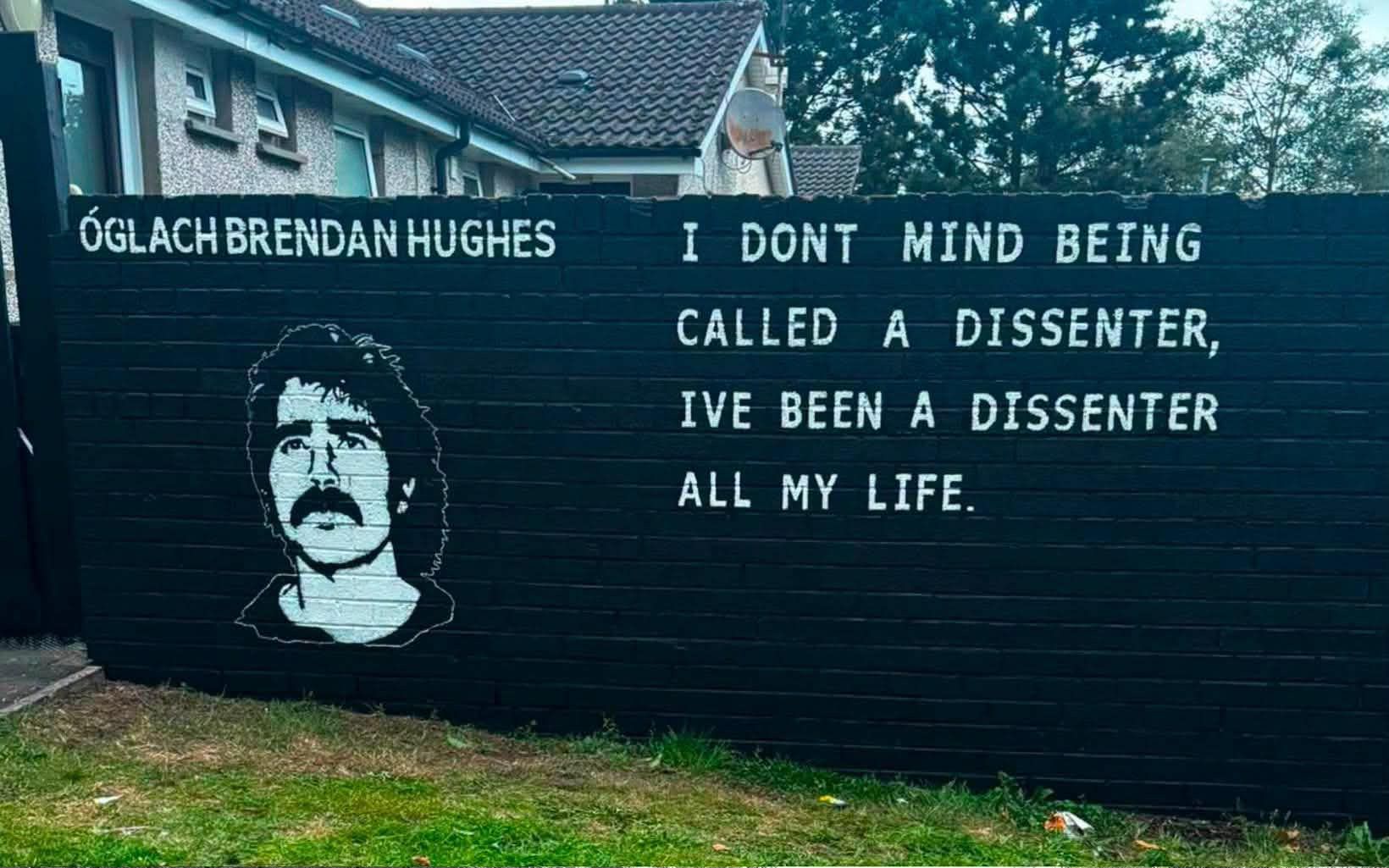 The mural before it was defaced