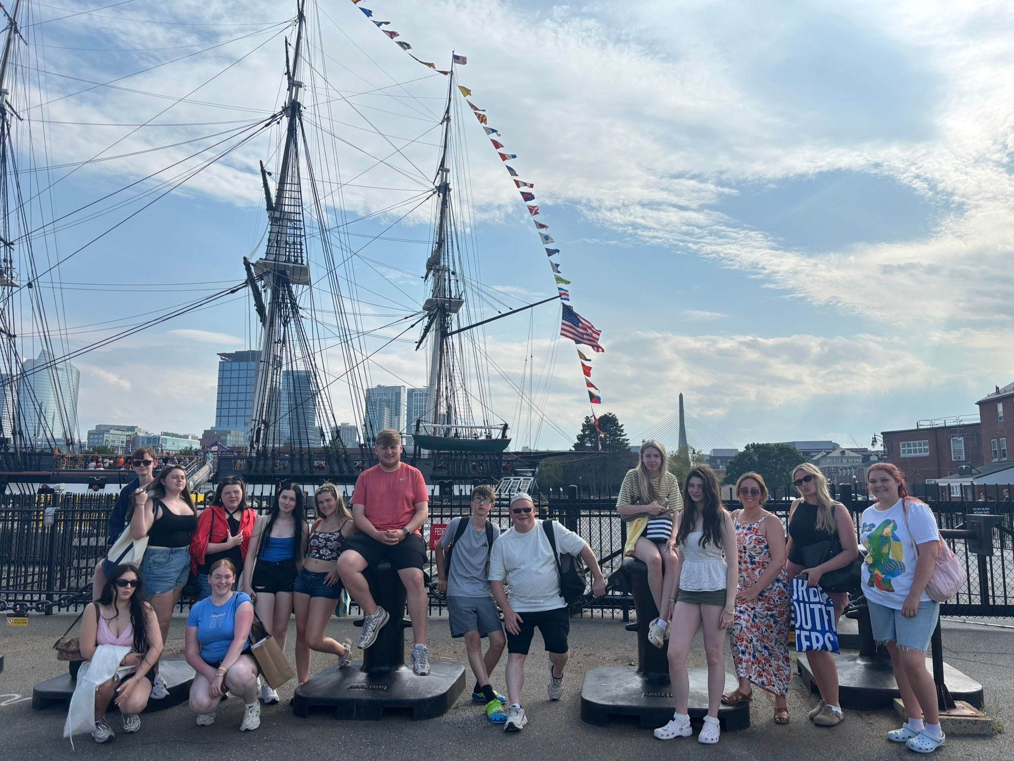 Young people from Lagmore Youth Project travelled to New Hampshire, USA