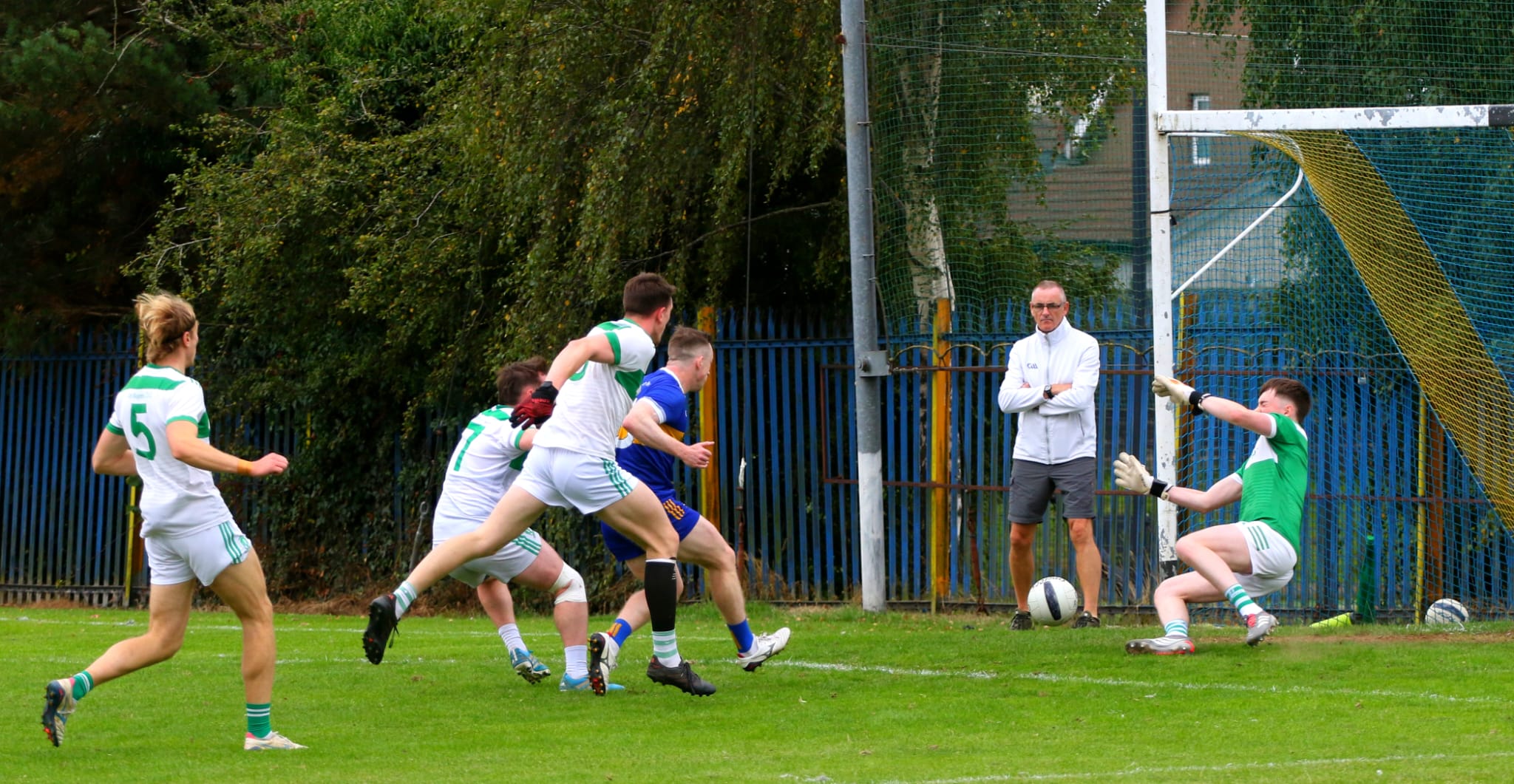 Thomas Morgan scores a vital goal for Rossa