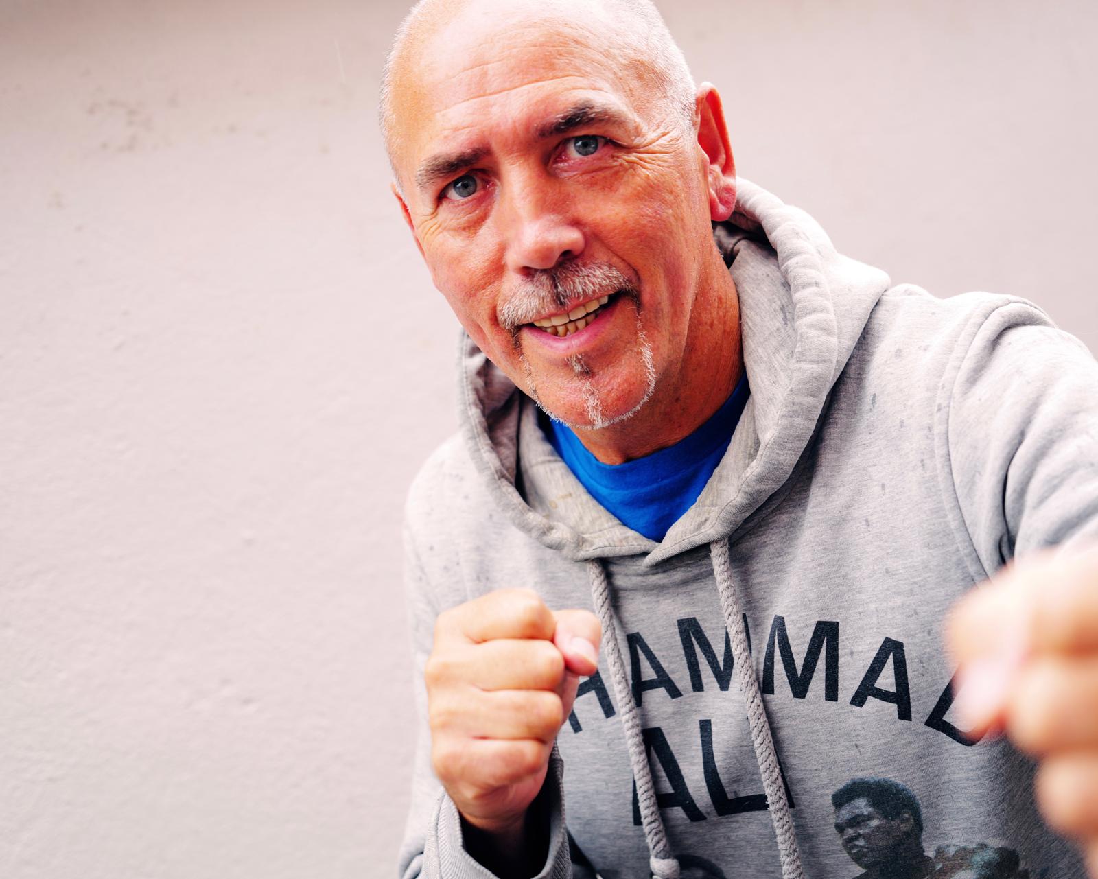 Boxing referee David Irving from the Glen Road