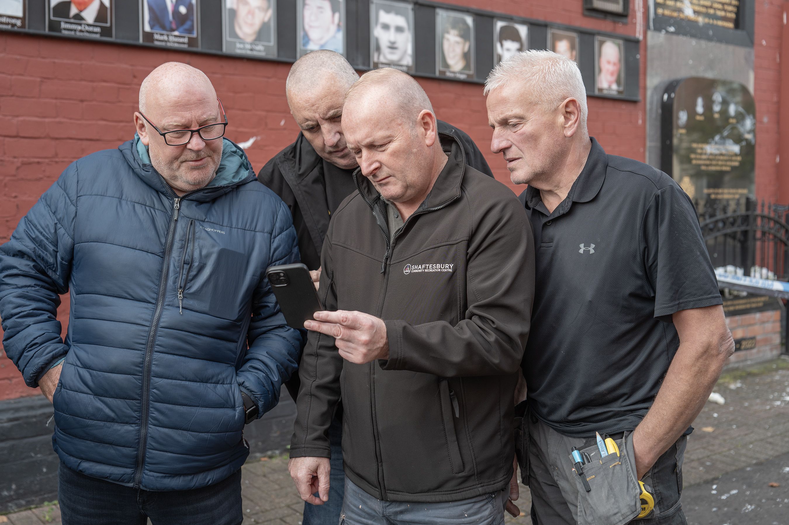Relatives of the victims of the atrocity