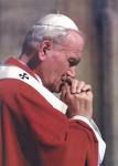 Pope john paul ii praying