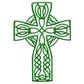 Celtic cross 4 green