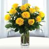 Square yellow roses 