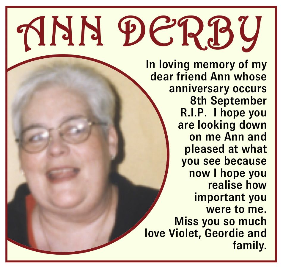 Ann derby mem 7x2