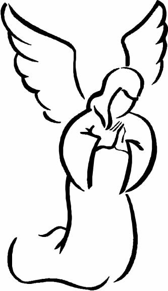 Outline angel