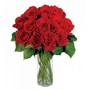 12 red roses