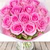 Square pink roses