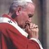 Square pope john paul ii praying