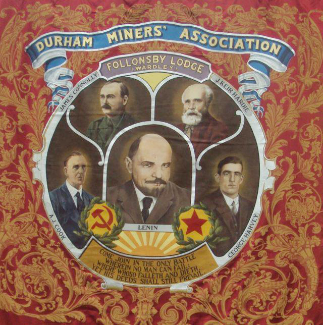 The image of James Connolly on the Follonsby banner was so controversial that it was eventually removed – now it’s back