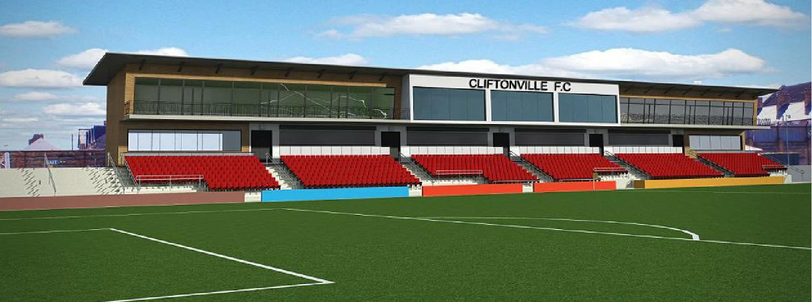 How the new main stand at Solitude will look