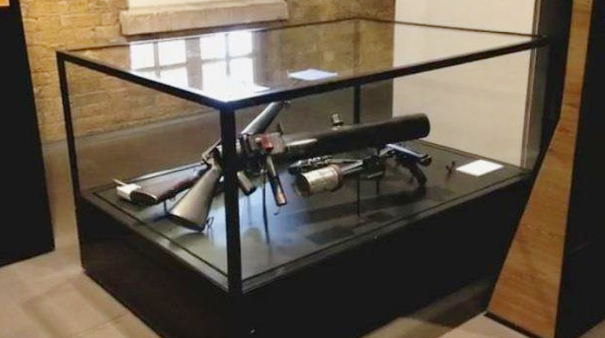 Relatives were told by police that the Czech VZ58 used in the 1992 massacre had been disposed of, but it turned up on display in this case at the Imperial War Museum  