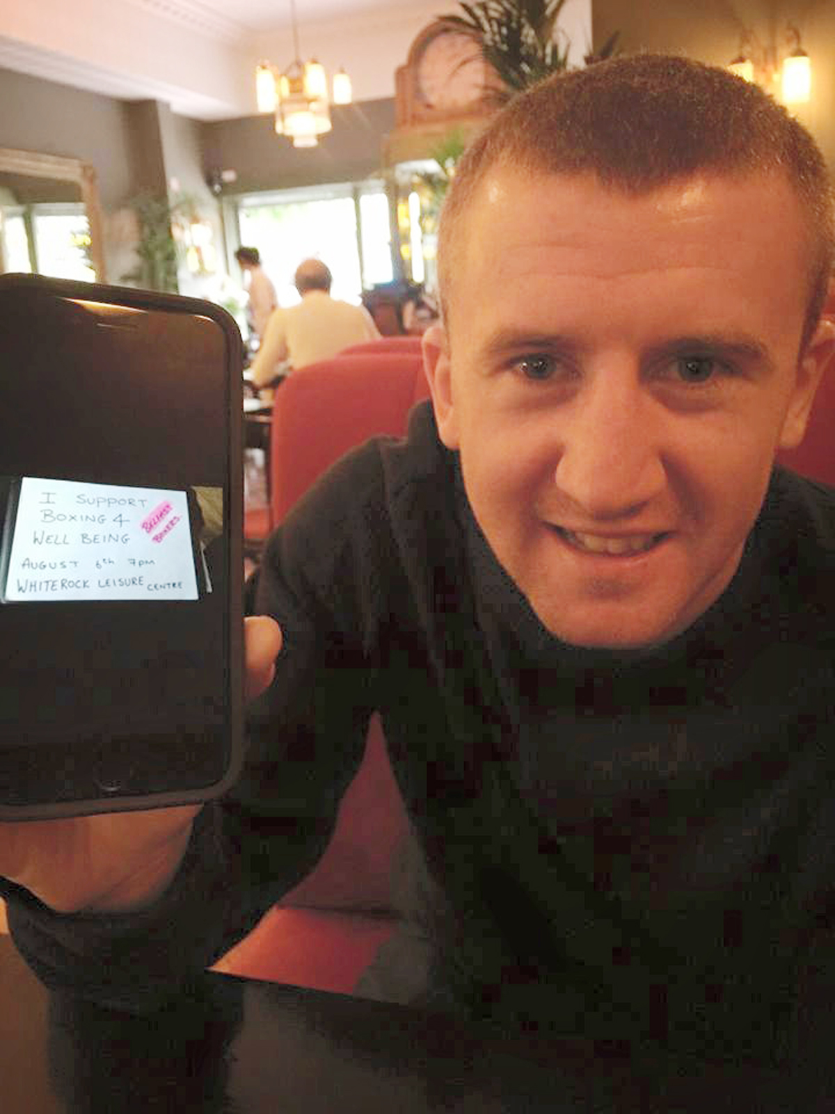Paddy Barnes supports Boxing For Wellbeing