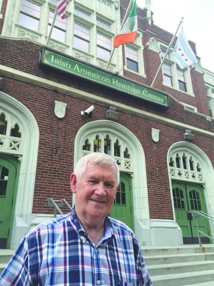 Tom Looney, former president of the Irish American Heritage Centre