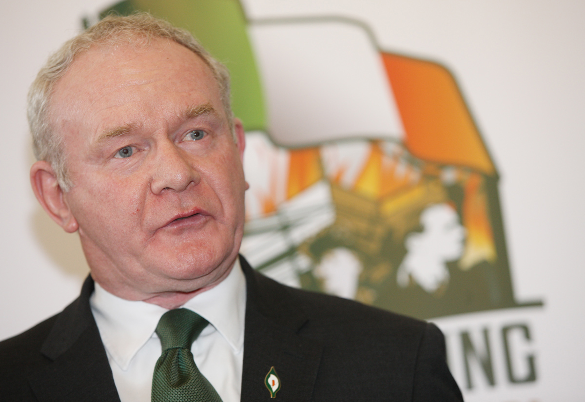 Deputy First Minister Martin McGuinness