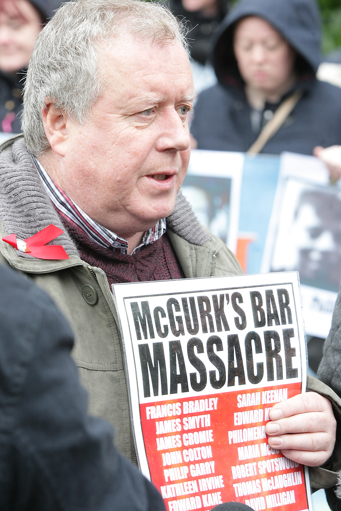  Robert McClenaghan’s grandfather, Philip Garry (73), was the oldest person to die in the 1971 bombing