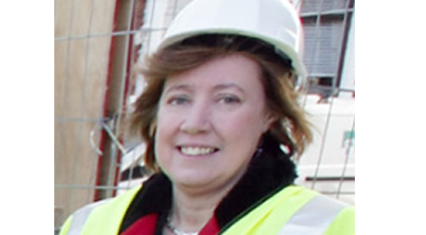 As the Permanent Secretary of DCAL, Rosalie Flanagan was on the Falls Road for the beginning of work on the new Cultúrlann extension in 2010  