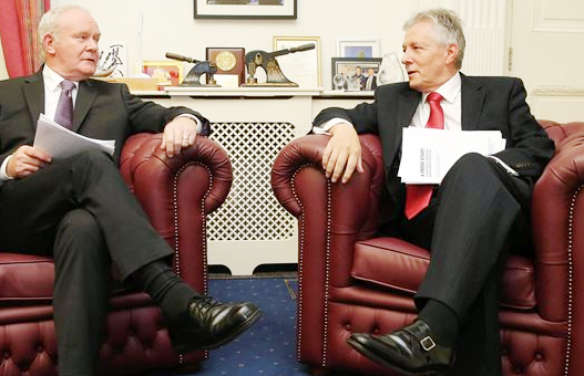 Peter Robinson is already gone and questions are being asked about Martin McGuinness’s age 