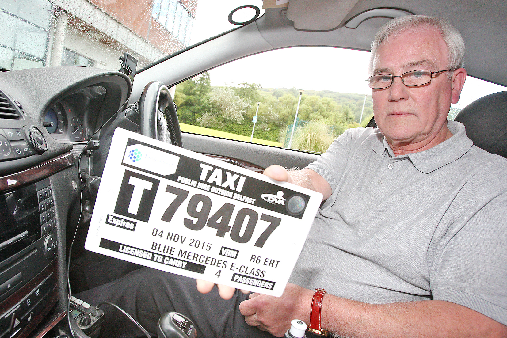 Belfast taxi man Robert Mateer is behind the campaign for an overhaul in the taxi industry