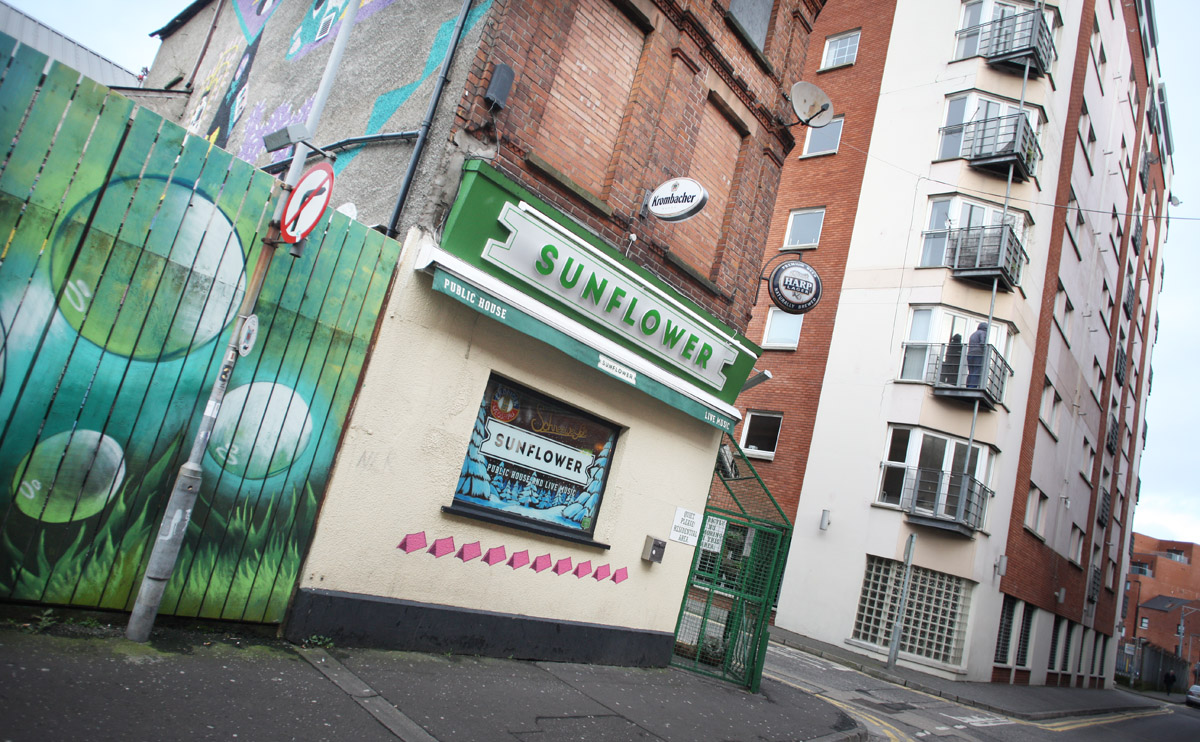 The popular Sunflower bar in Union Street was slated for demolition as part of the ambitious project 