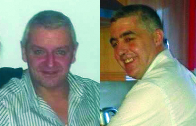 Patrick McDonnell (left) moved to North Carolina in 2011 while Jim Campbell had made his home in Downpatrick