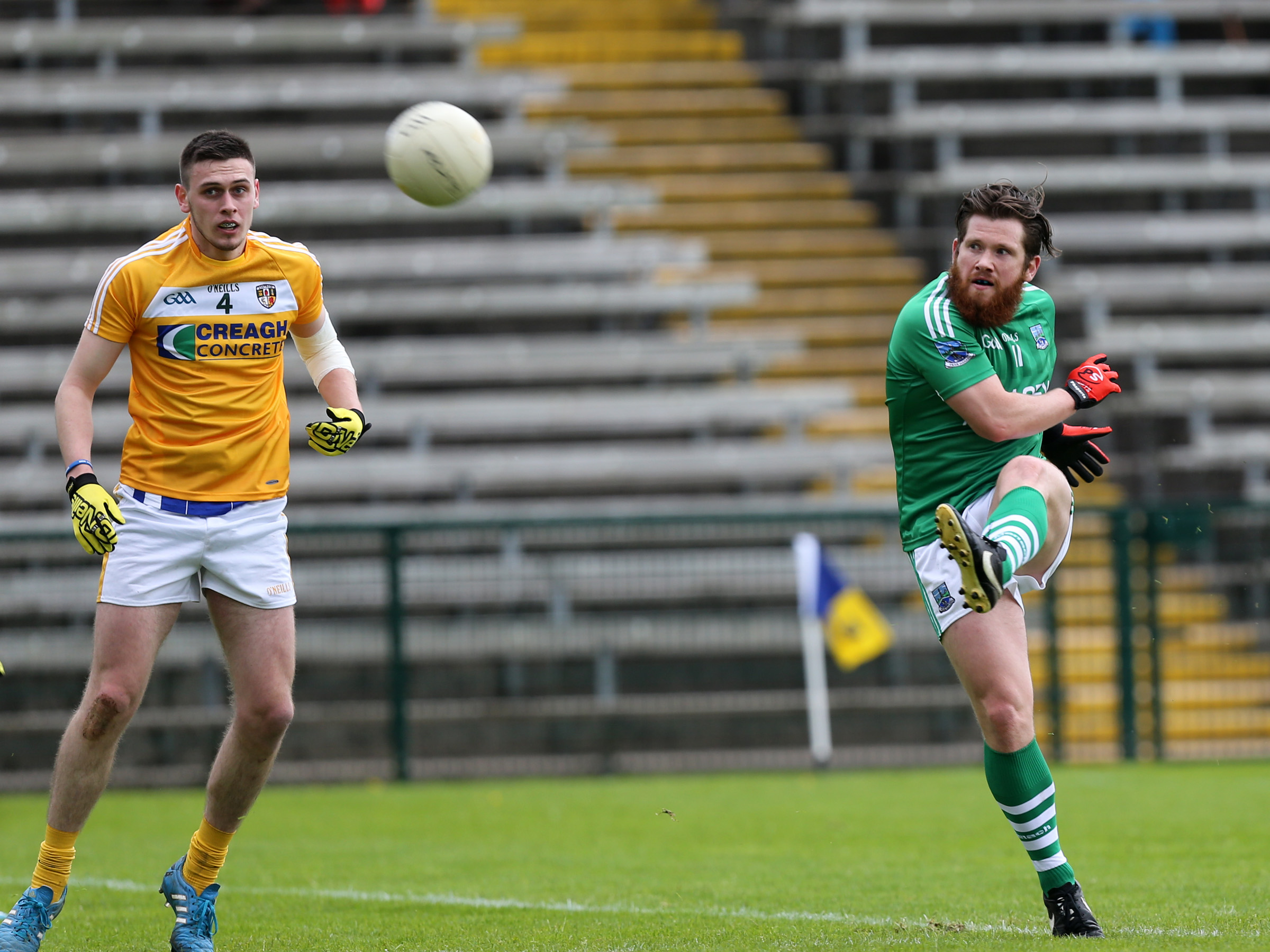 Despite two wins from two in Division Four, Antrim defender Connor Burke insists the Saffrons must improve for their next outing against Leitrim