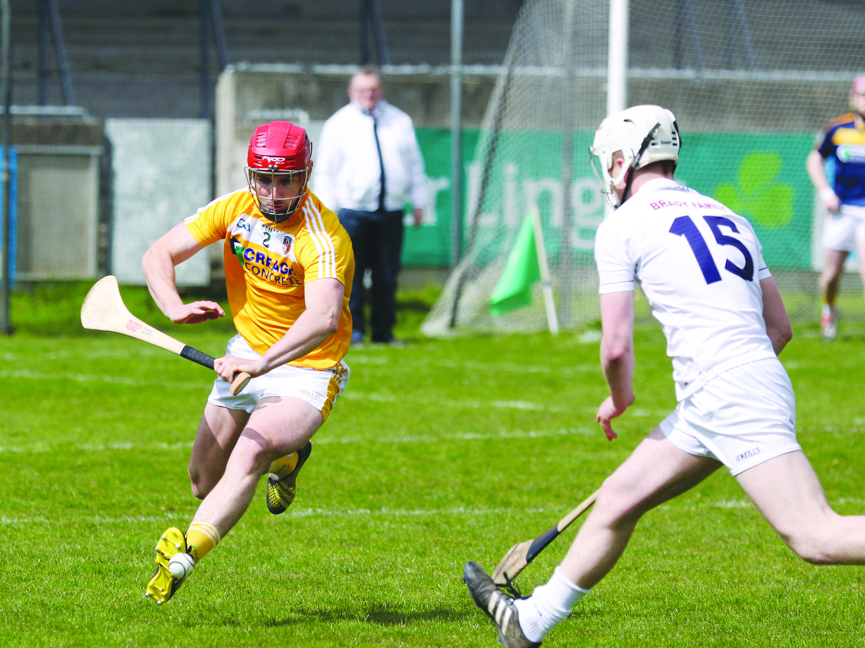 Simon McCrory was one of a couple of positional switches for Antrim at the weekend