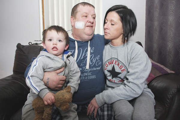  Dan Murray with his son Podraig (2) and partner Ciara Austin after an attempt on Dan’s life last August \n\nTwo gunmen targeted Dan Murray at St James Mews, off the Antrim Road,\n\nIt is understood the masked pair got into the house he shares with his partner and child and shot him as he tried to flee.\n\nHe was hit in the face.\n\nDan Murray has since undergone emergency surgery at the Royal Victoria Hospital and is now in a stable condition.\nNo-one has claimed responsibility