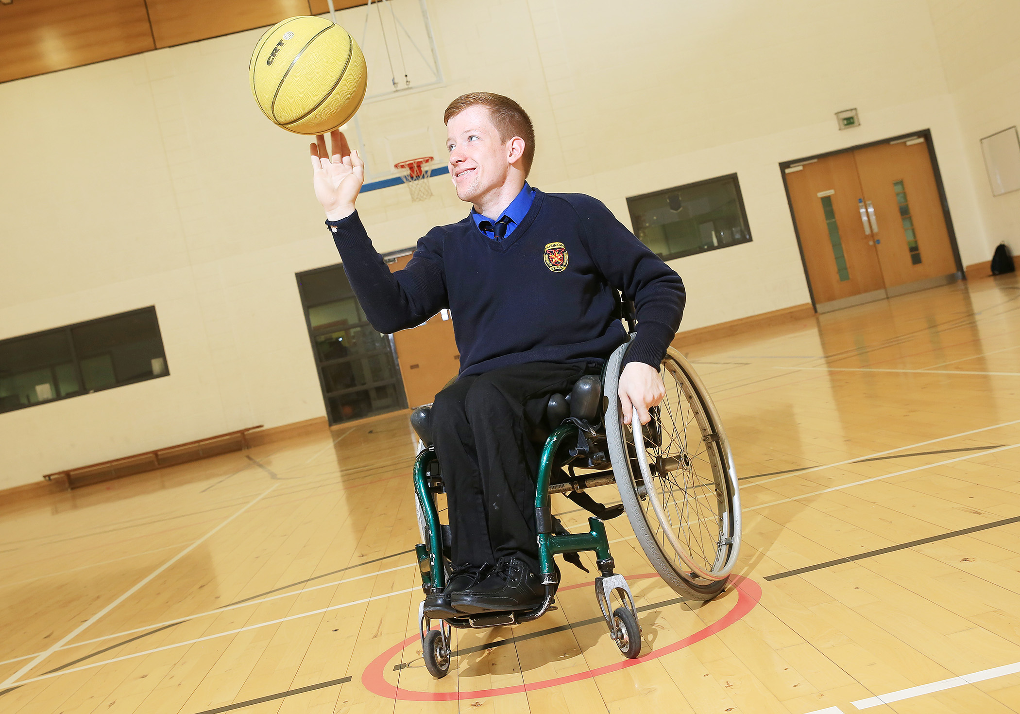 De La Salle student Kenny Murphy is part of the Irish team that will travel to Bosnia next month to compete in the U17 wheelchair basketball European Championships
