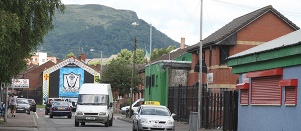 The attack took place in the Flax Street area of Ardoyne
