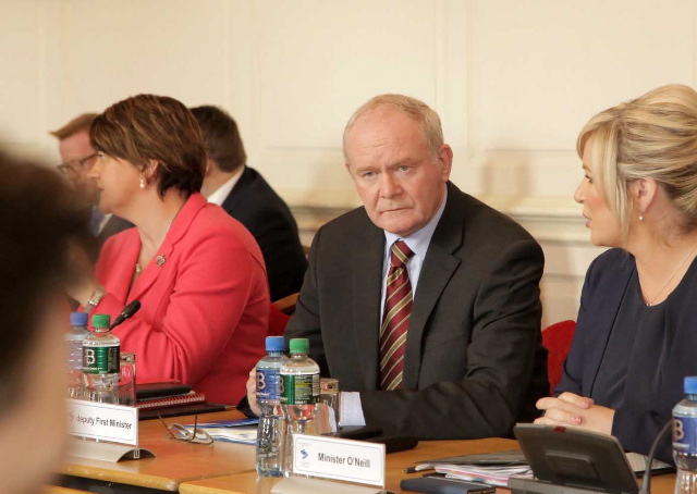 DIFFERENCE OF OPINION: First Minister Arlene Foster and deputy First Minister Martin McGuinness have not seen eye to eye since the Brexit result