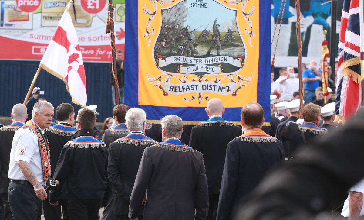 BANNERMEN: The Orange Order says it exists to promote Protestant culture and values
