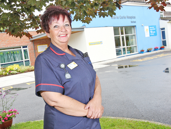 Marie Curie Hospice Lead Nurse Cindy Anderson says her work is all about helping people have the best quality of life possible