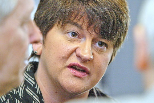 NO, NO, NO: Arlene Foster keeps snuffing out any suggestion that there should be joint action by north and south on issues such as Brexit or NAMA
