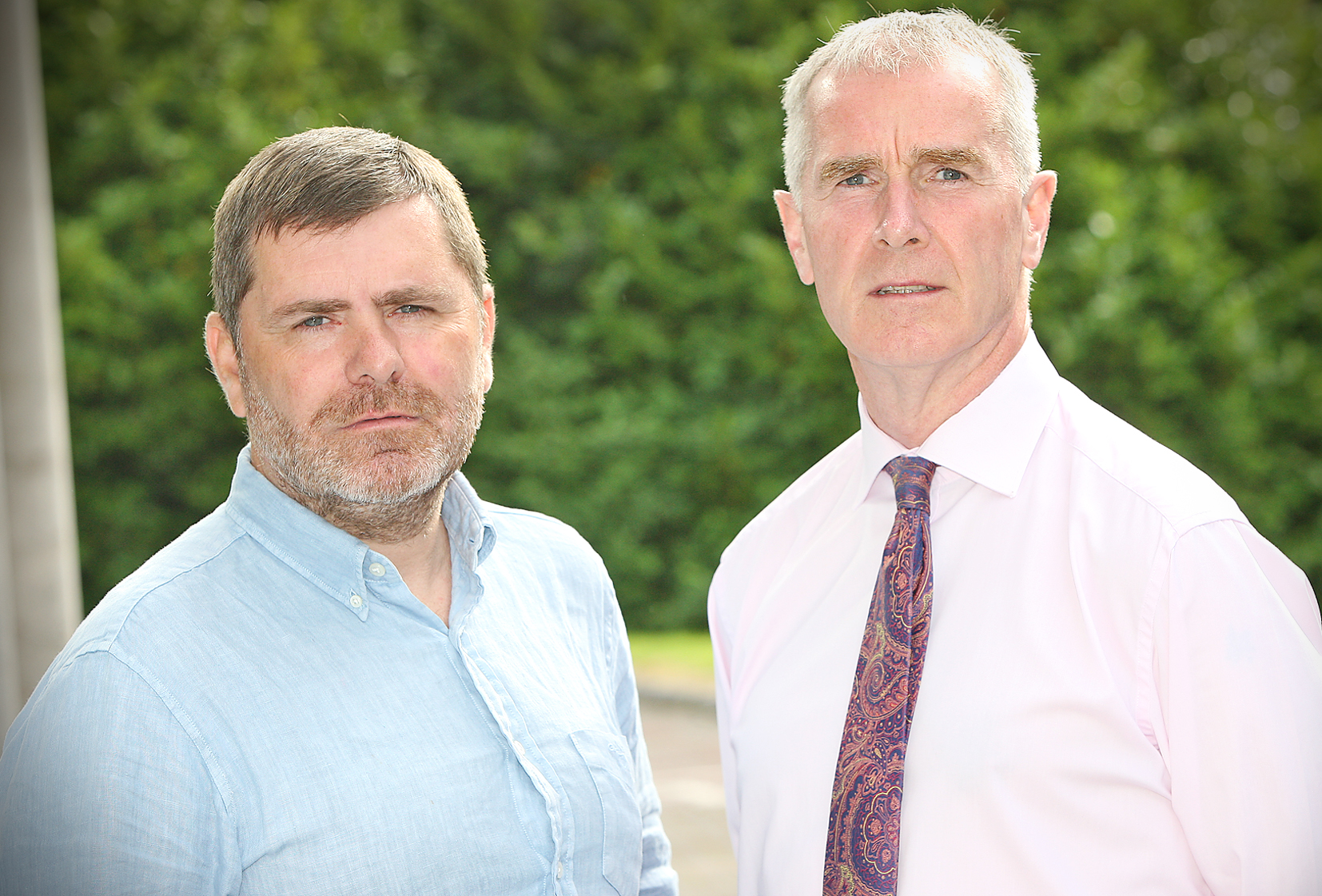 POINTS OF VIEW: Lagmore residents Mark Thompson and Jim Clinton