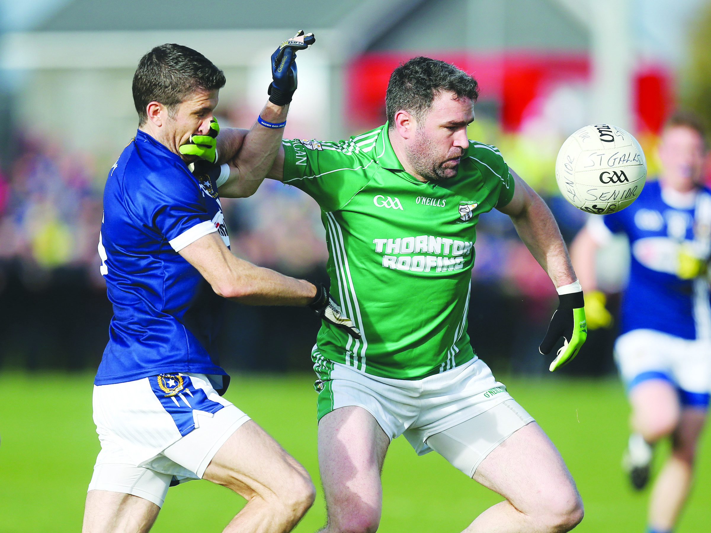 Sean Kelly and Michael Magill will renew acquaintances this Sunday when St Gall’s clash with Cargin in the Antrim Senior Football Championship final at Corrigan Park 
