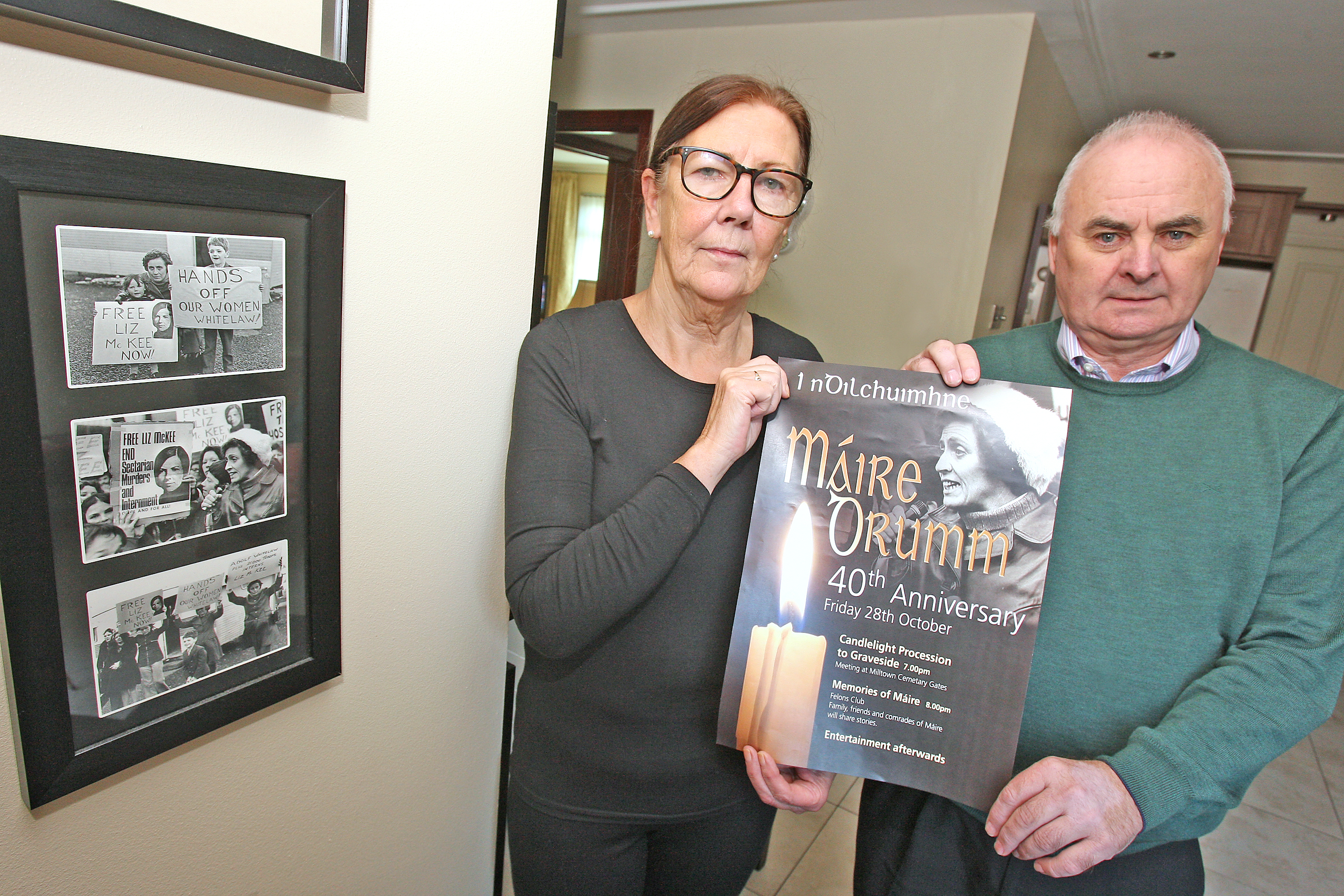 REVOLUTIONARY: Liz Maskey and Seamus Drumm remember Máire Drumm on her 40th anniversary