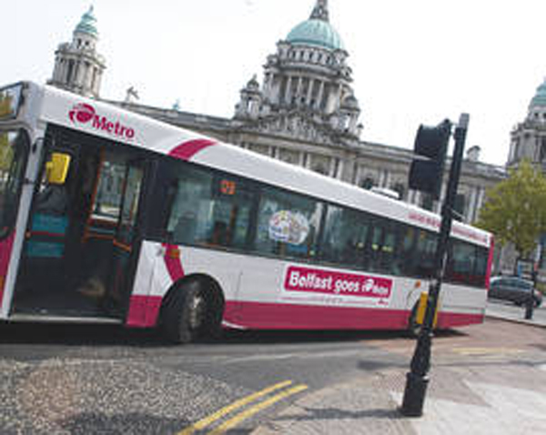 Translink Metro bus services have been affected by free Christmas parking in Belfast city centre.