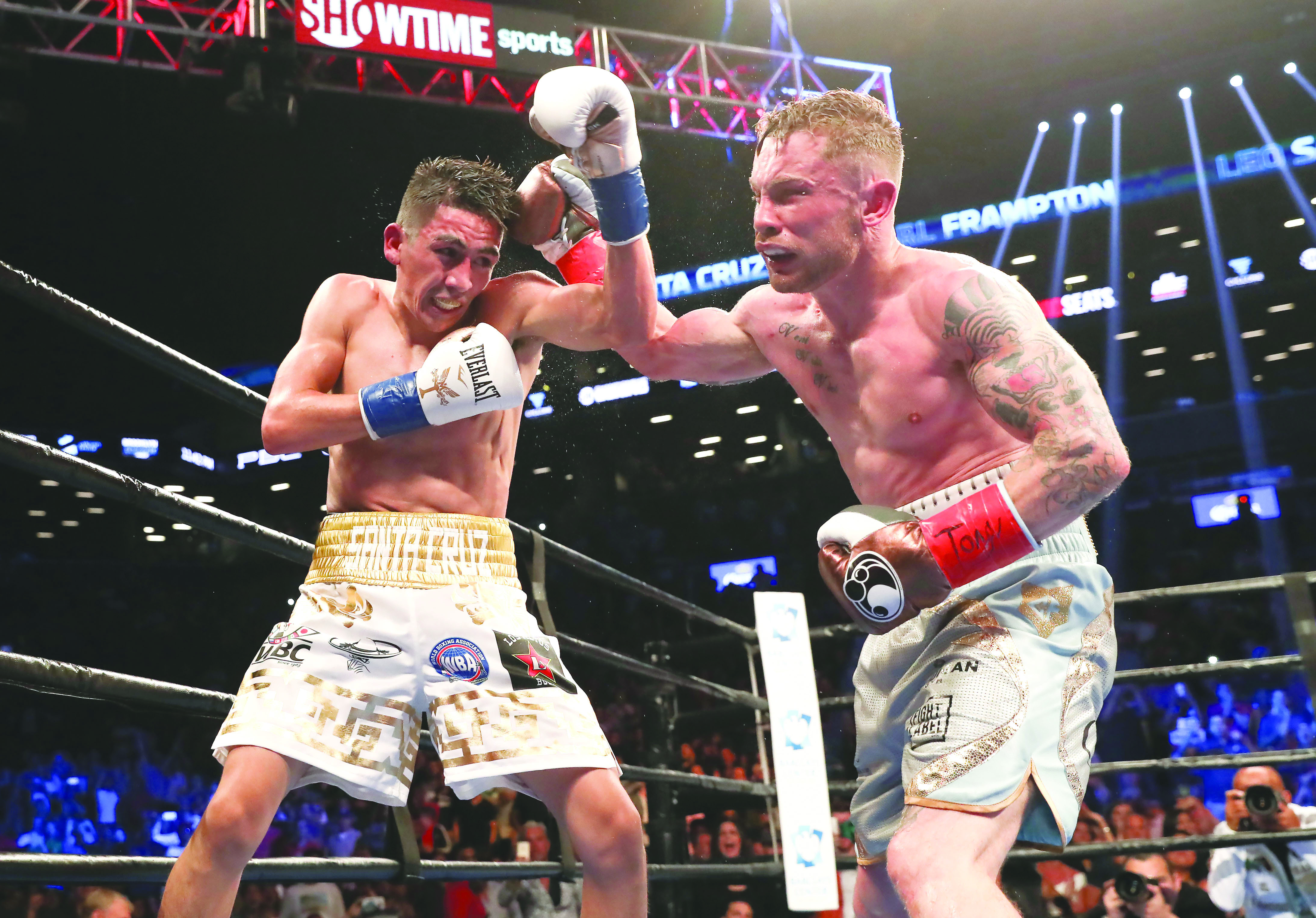 Carl Frampton and Leo Santa Cruz served up a ‘fight of the year’ contender at the Barclays Centre in Brookly back in July. Expect another classic when they renew hostilities at the MGM Grand Garden Arena on Saturday night