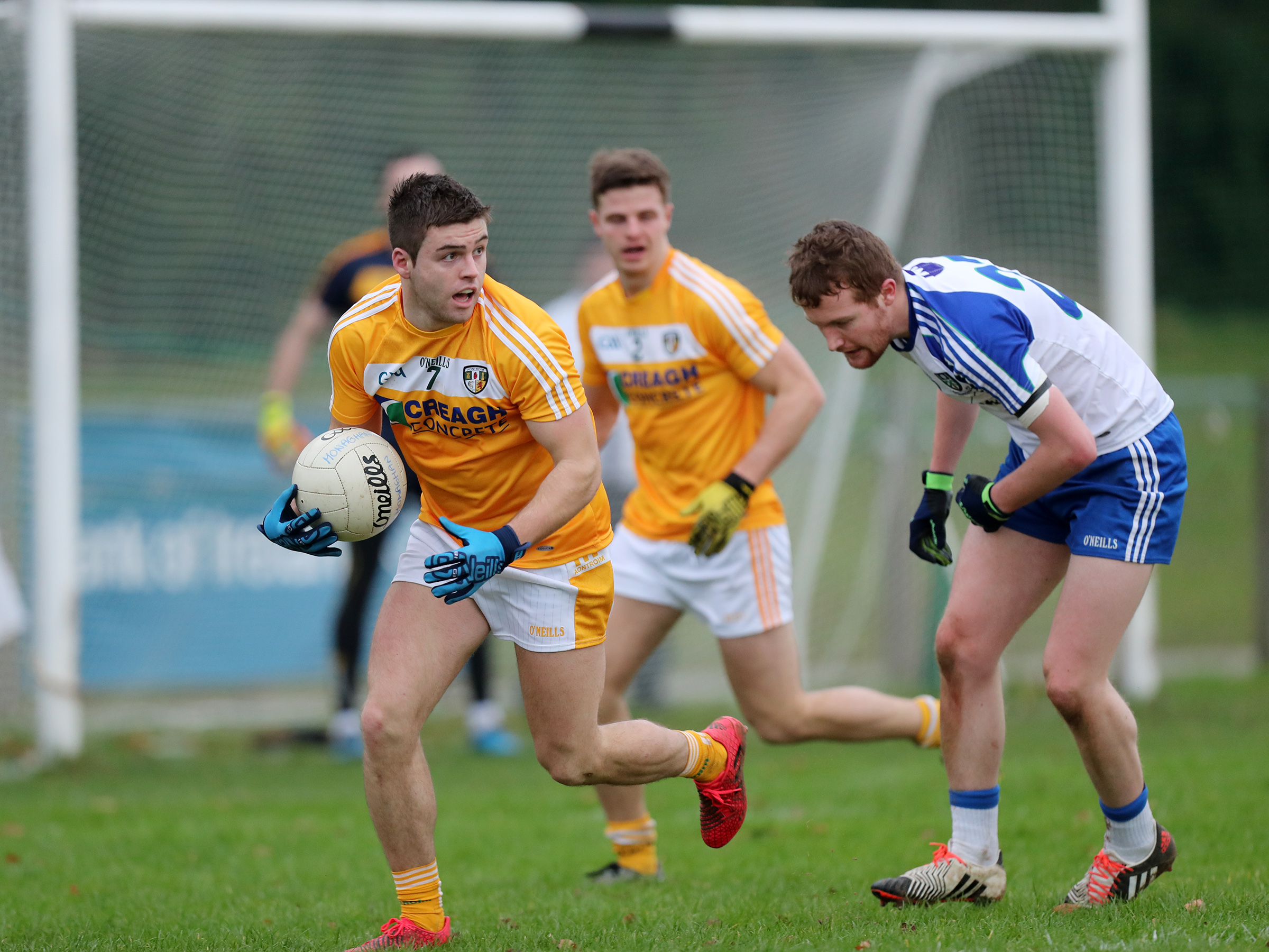 Antrim\'s Paddy McBride, was one of two players shown black cards during Wednesday night\'s Dr McKenna Cup defeat to Fermanagh
