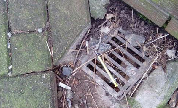 The needles were found at a drain in Hillman Street