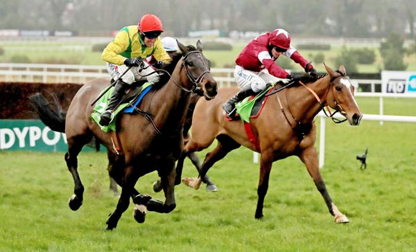 RYANAIR BOUND:  Sizing John has been cut by Sean Graham after winning the Irish Gold Cup on Sunday