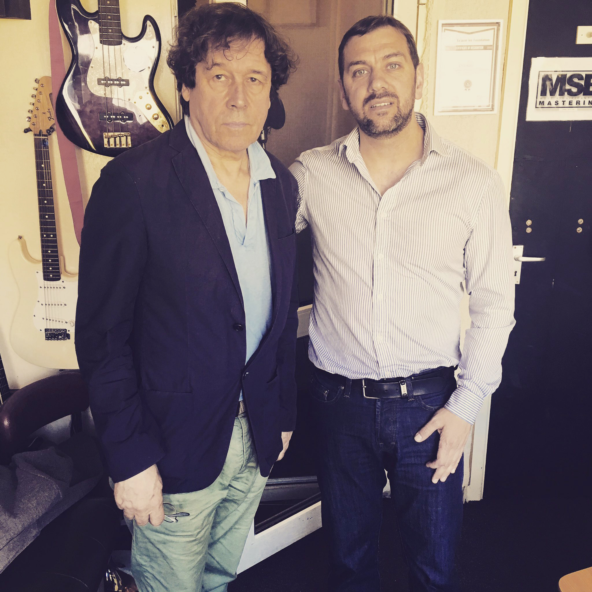 Stephen Rea with Sean Murray of Respect