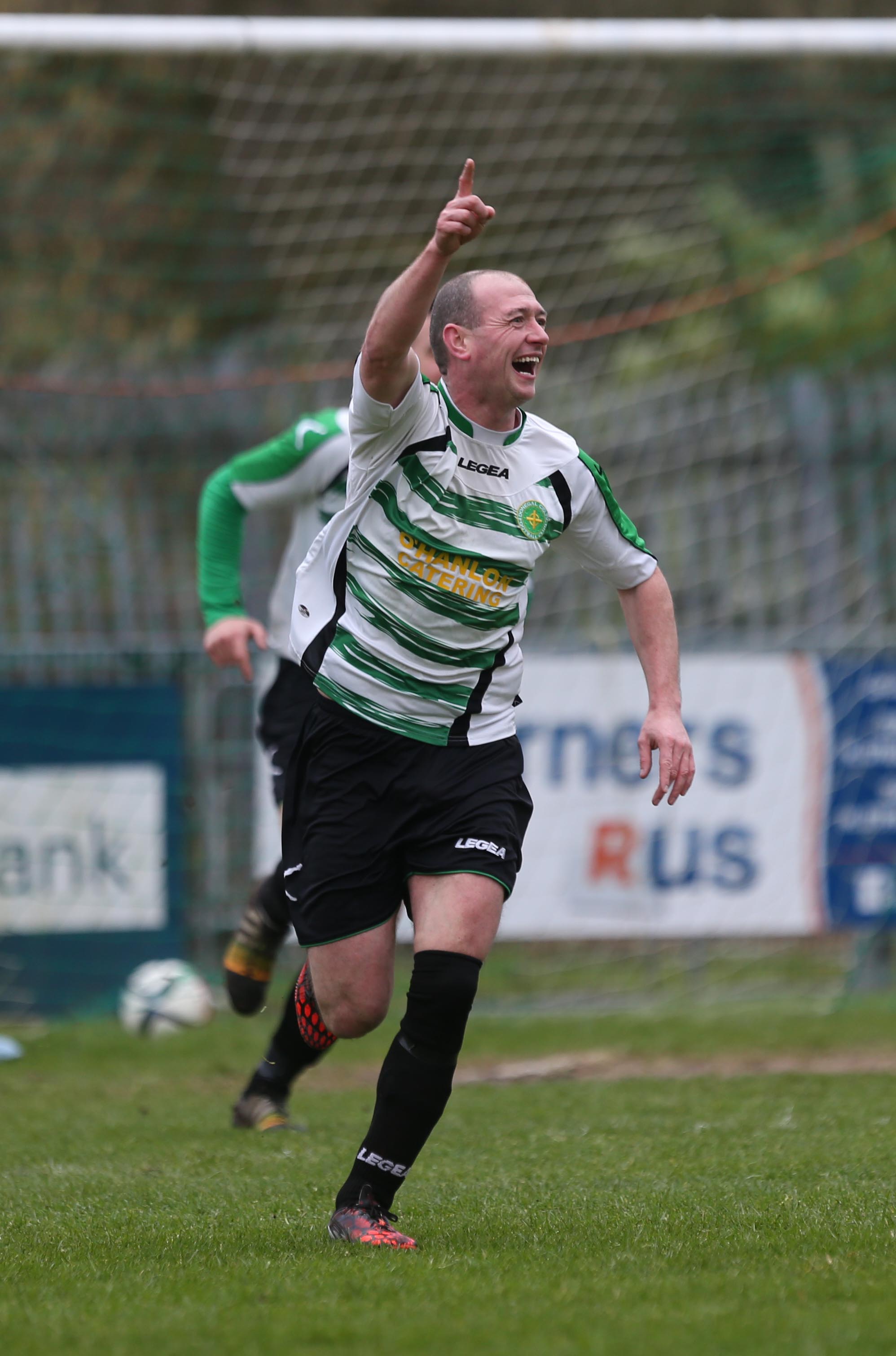 Donegal Celtic’s Paul Brown was among the scorers when the Hoops beat Sport and Leisure Swifts 5-3 in December. The West Belfast rivals meet again at Suffolk Road this Saturday 