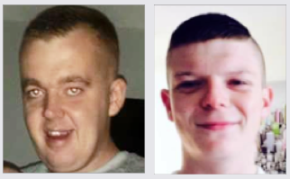 VICTIMS: Christopher Lavery (above left) died two weeks ago while Caomhan Lennon (above right) died on Mother’s Day two years ago