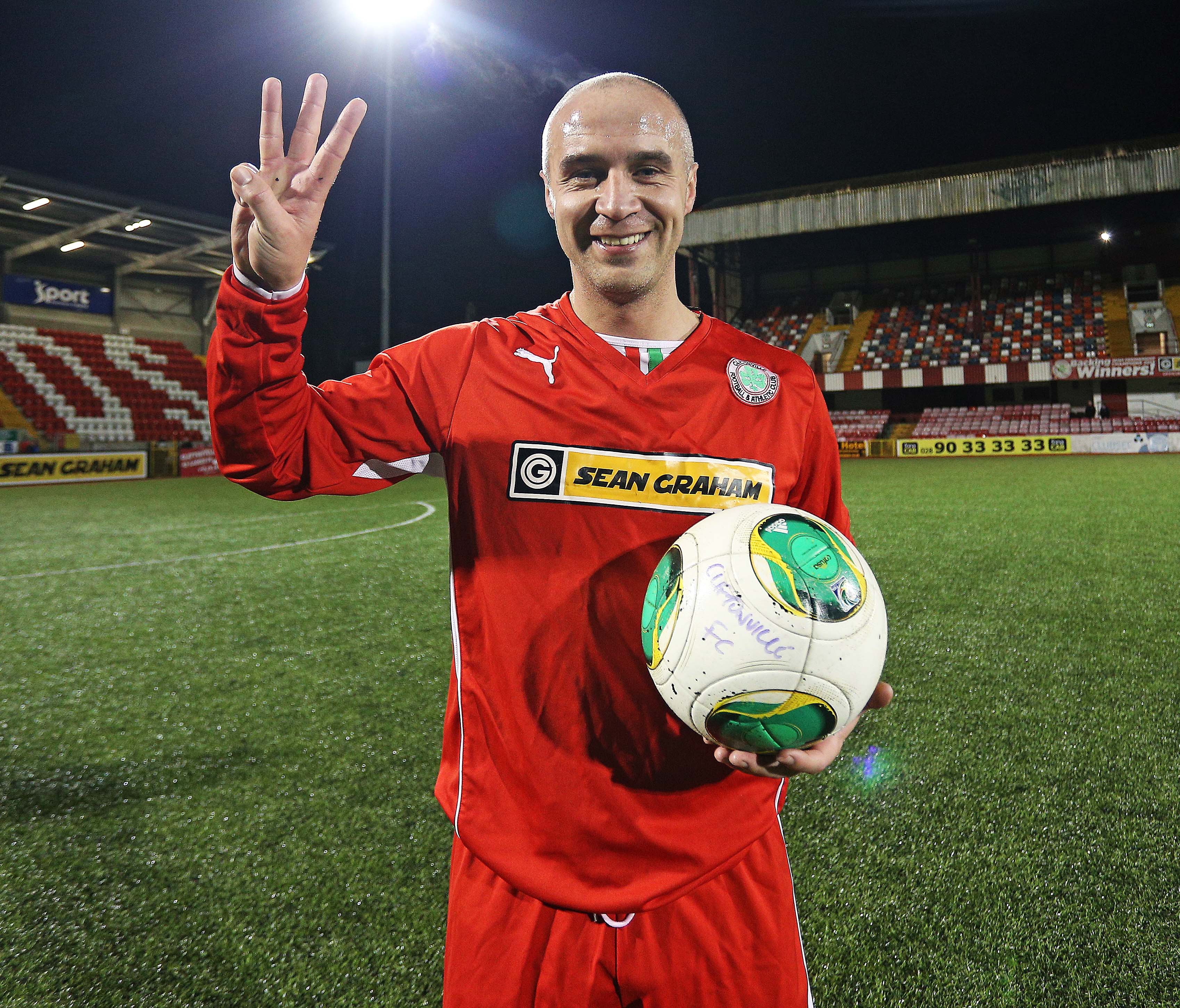 Current Cliftonville manager Gerard Lyttle