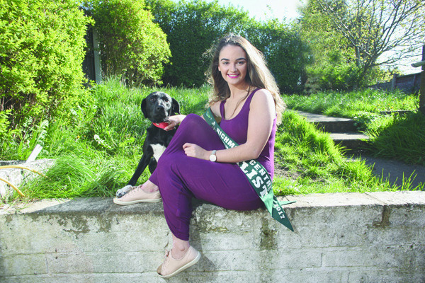 Glengormley girl Arlene Trainor- taking part in Miss Earth Grand Final with pet Dash