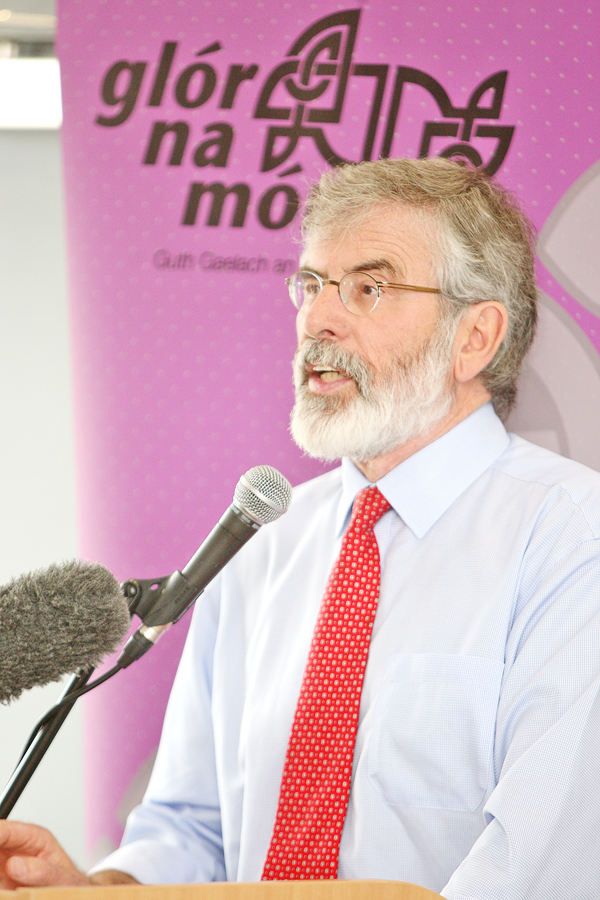 Gerry Adams has expressed concerns about a DUP- Conservative deal
