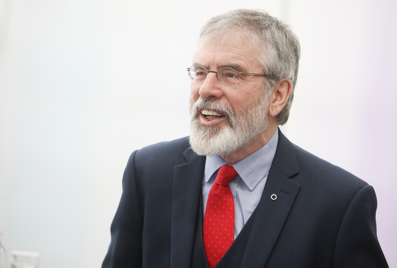 Sinn Féin President Gerry Adams